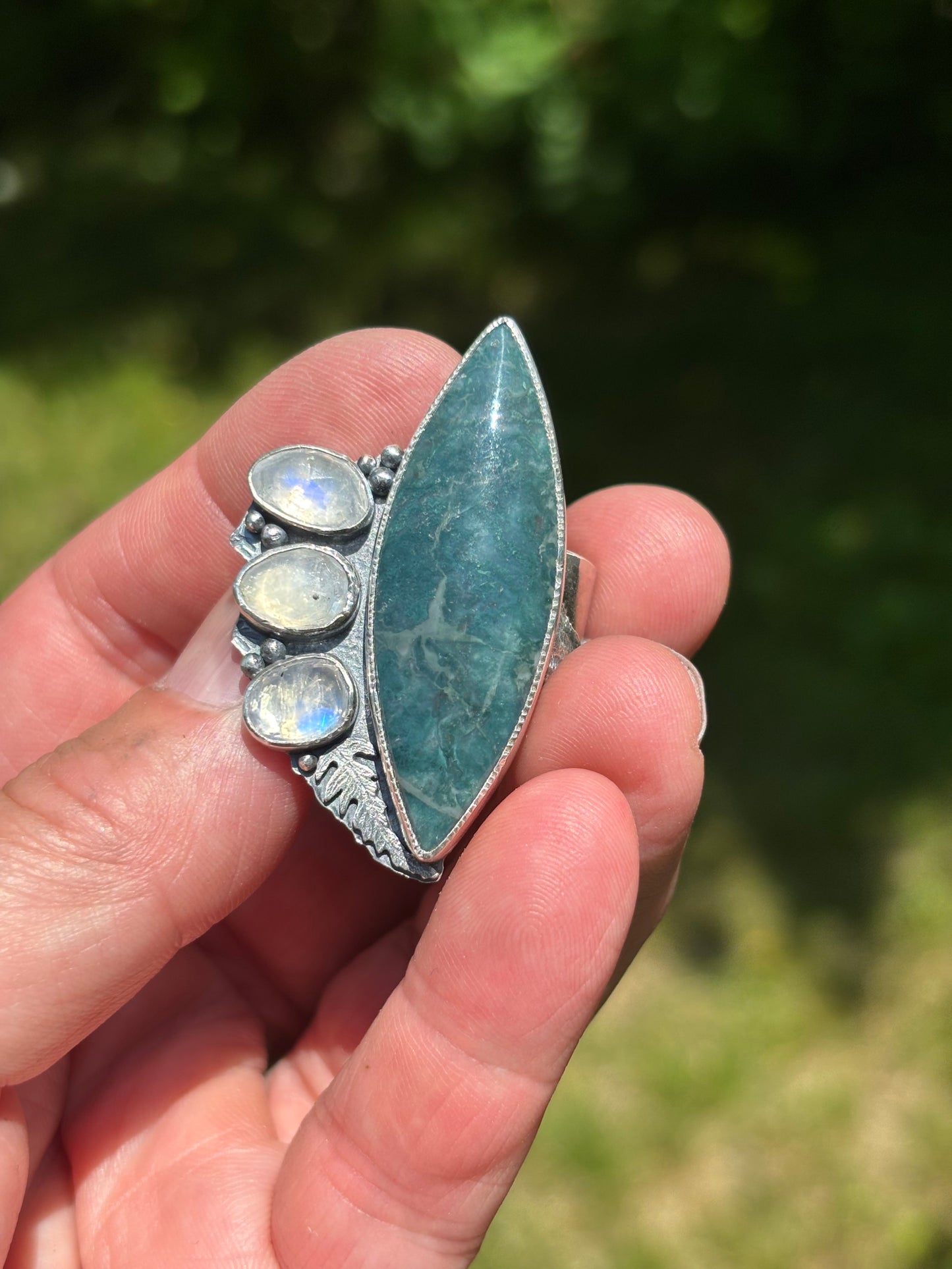 Mountain Life Ring with Hava Ridge Jasper