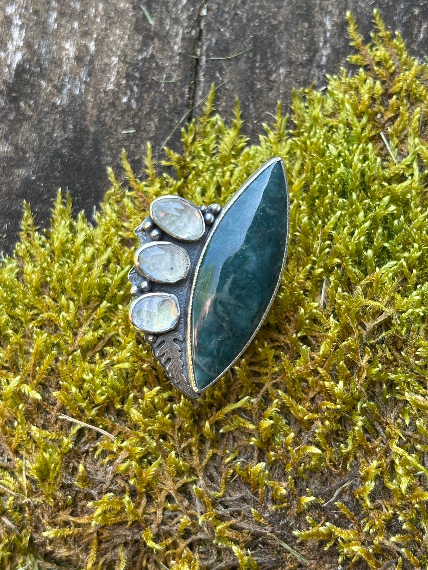 Mountain Life Ring with Hava Ridge Jasper
