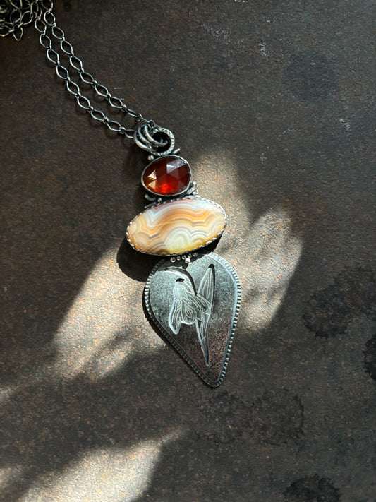 January Snowdrop Pendant