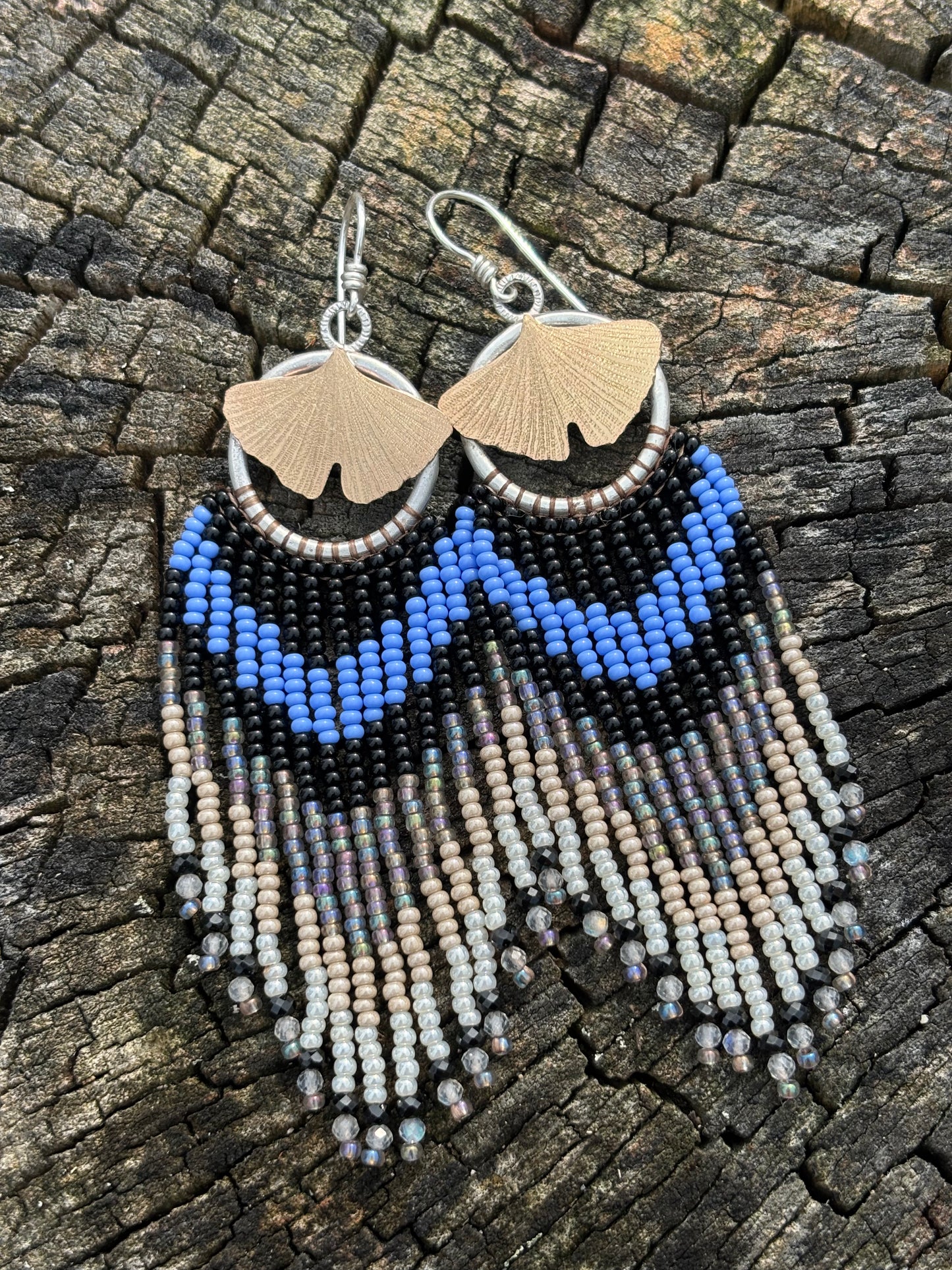 Ginkgo Fringe Earrings
