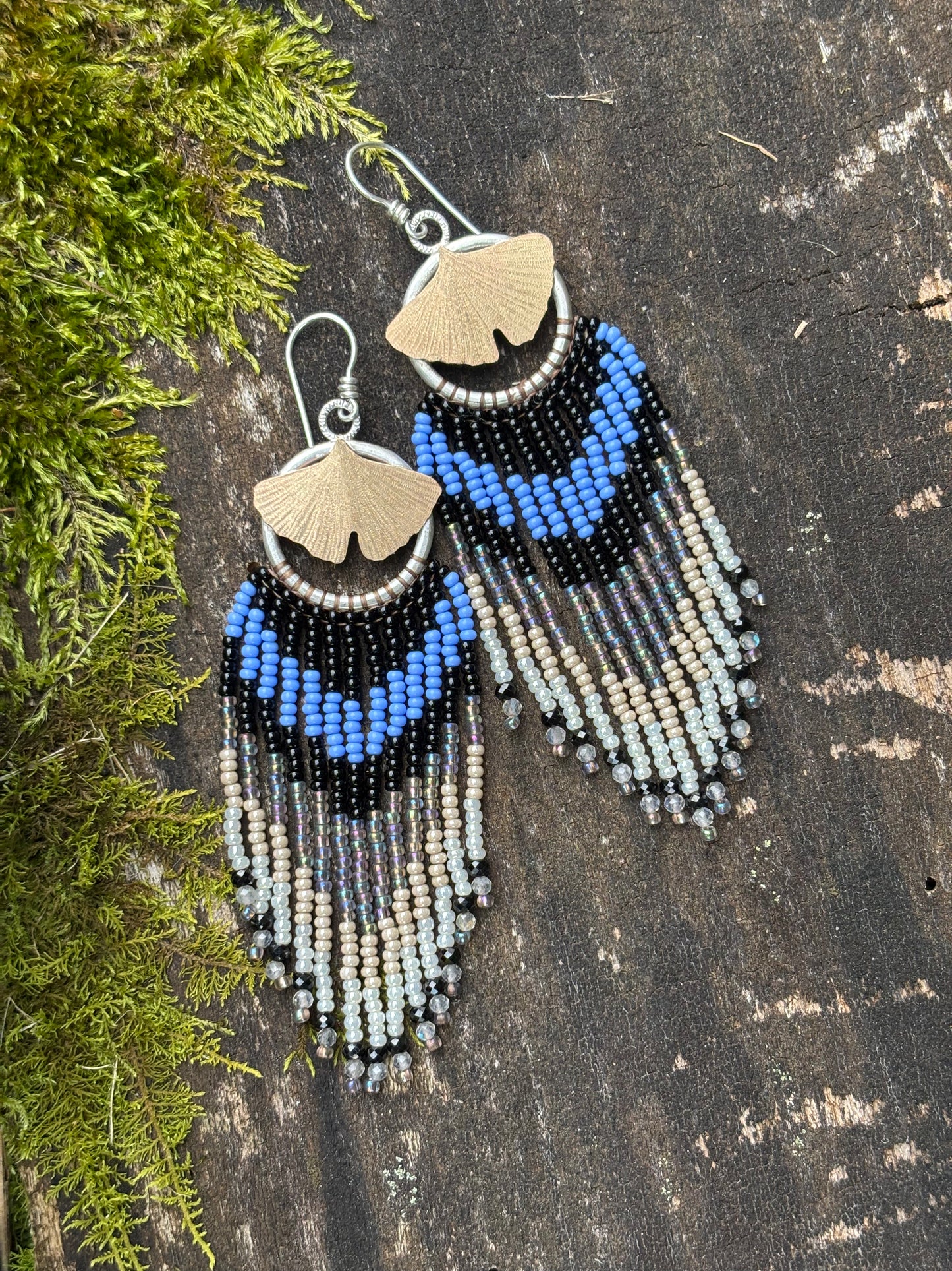 Ginkgo Fringe Earrings