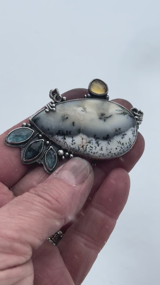 Winter Landscape Necklace